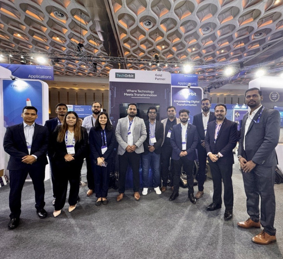 TechOrbit team at SAP NOW AI Tour Mumbai participating in SAP AI Tour