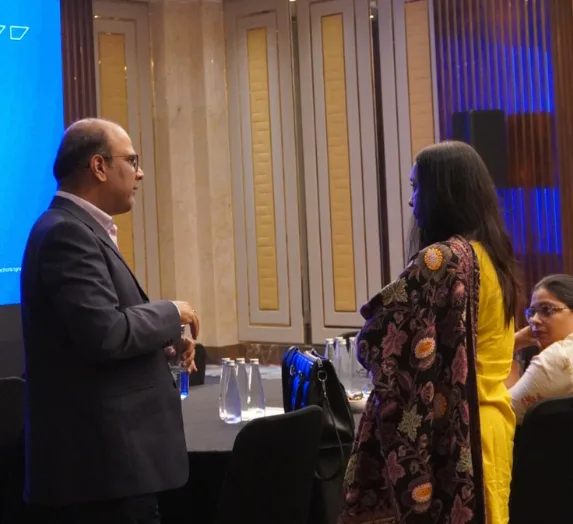 Business discussion at SAP Unleashed event focusing on SAP cloud solutions and enterprise digital transformation