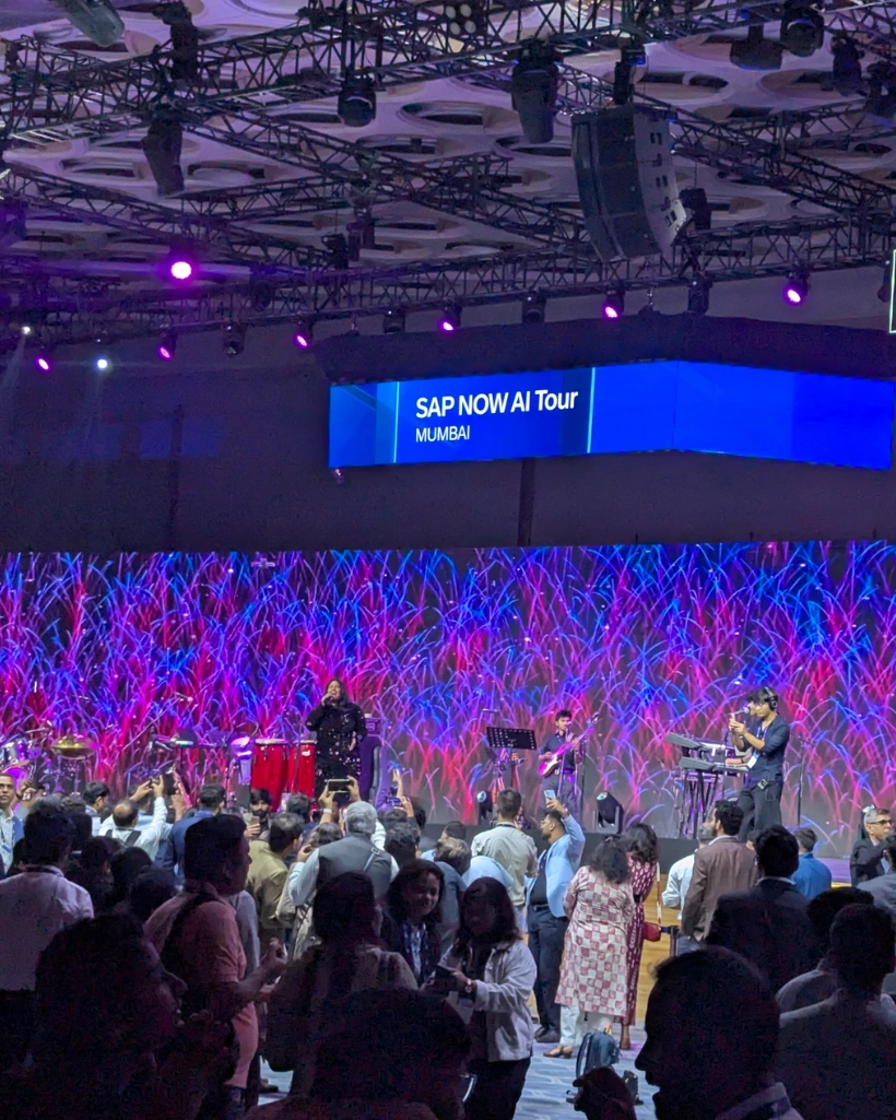 Jio World Convention Centre in the Bandra-Kurla Complex (BKC), Mumbai